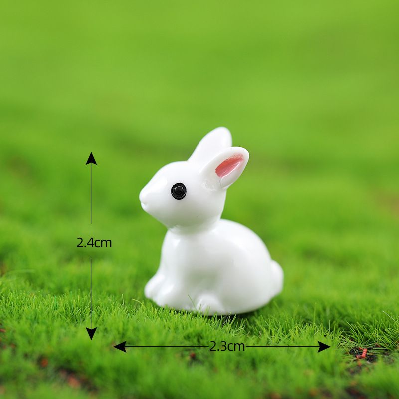 Mini Resin Sitting Rabbit view 5