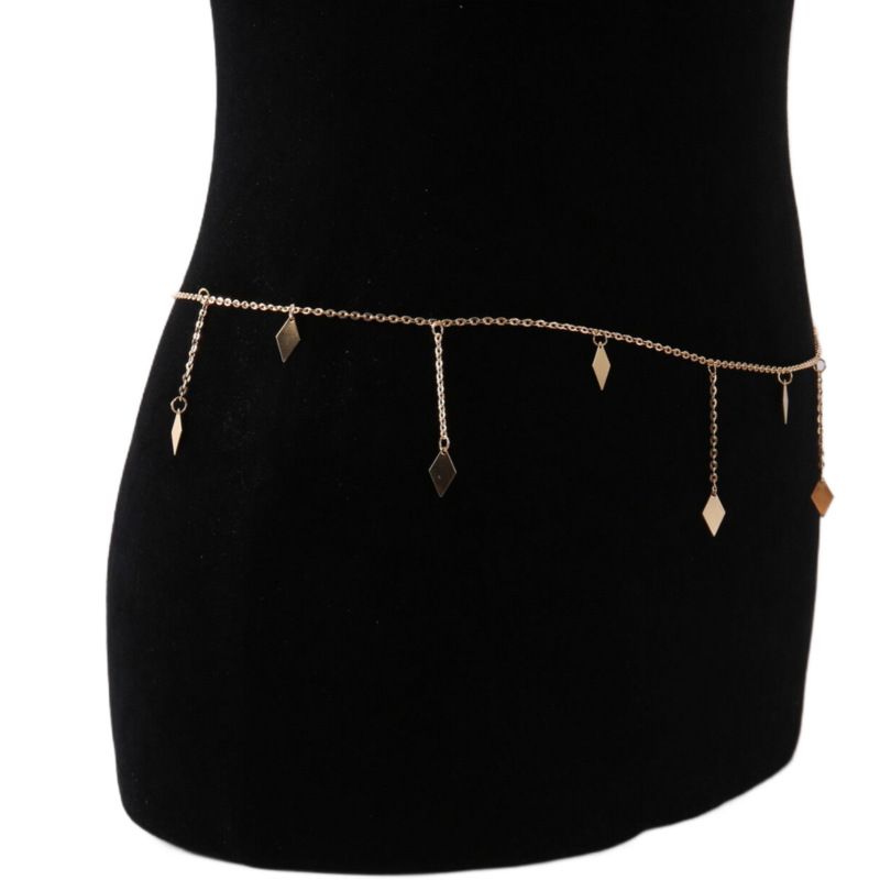 Tassel Waist Chain Beach Star Belly Chain Lucky Belly Chain Summer Bikini view 2