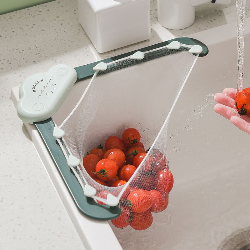 Kitchen Sink Filter for Rack Tri-Holder Corner Strainer Trash Tool Garbage view 3