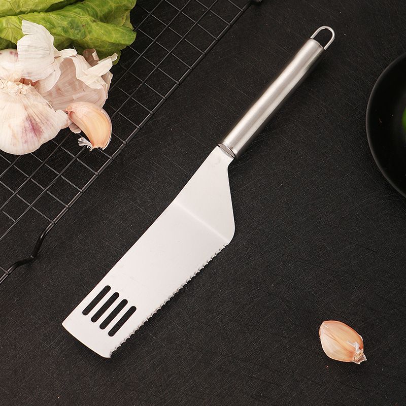 Set of 2 Multi-Purpose Stainless Steel Spatulas for Kitchen Use view 4