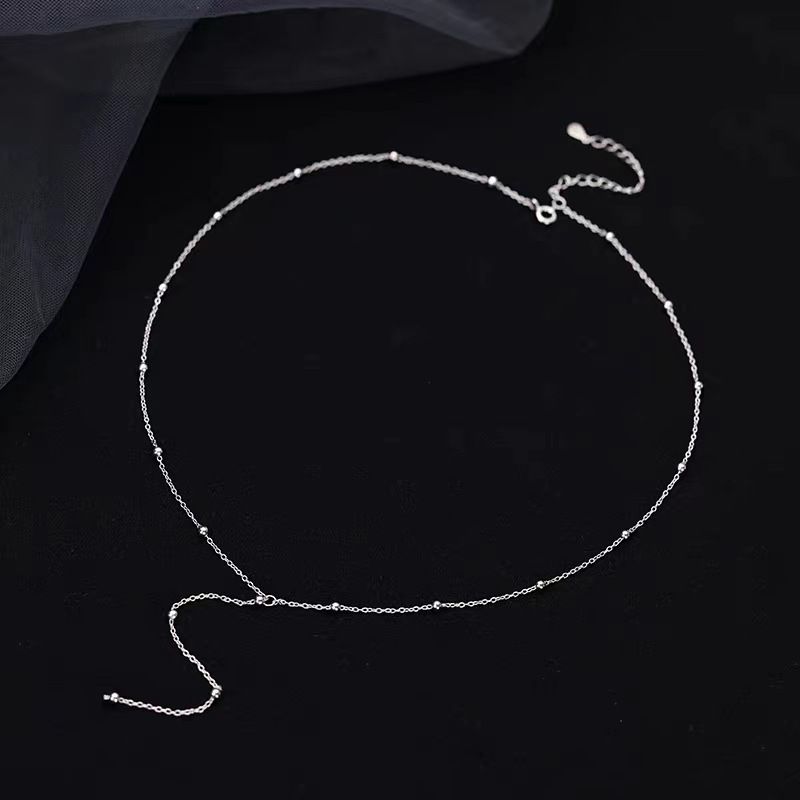 Necklaces for Women,Necklaces Plated Pendant Necklaces Minimalist Beaded Chain view 3