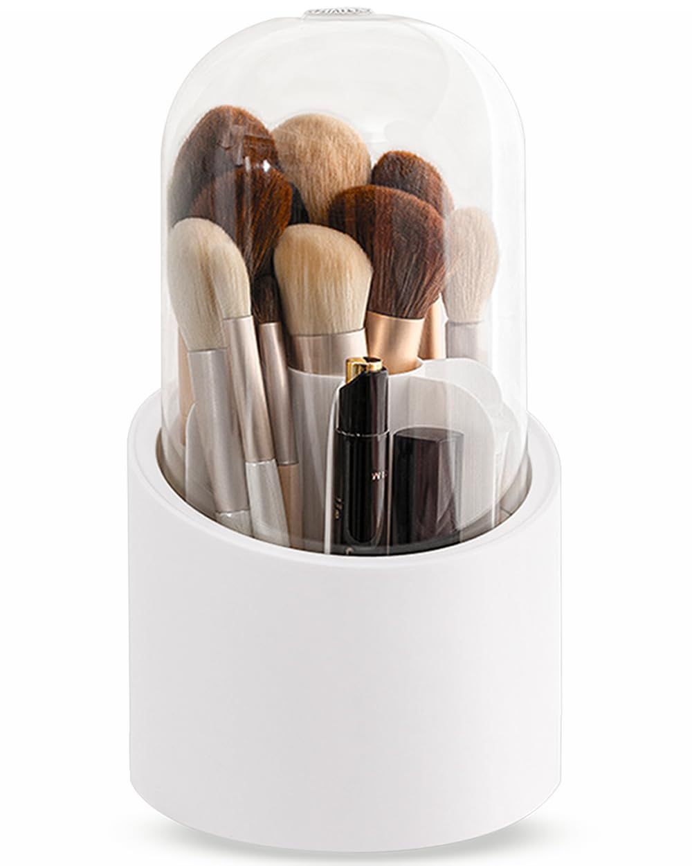Makeup Brush Holder Organizer with Lid