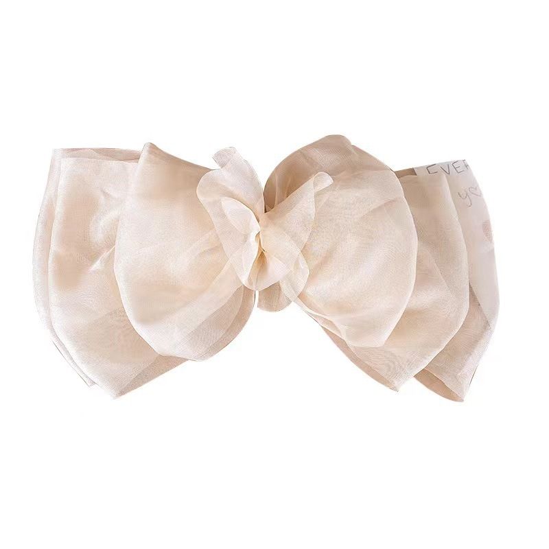 Hair Clips Large Bow Hair Barrettes Clip Big Solid Color Bowknot Hairpin