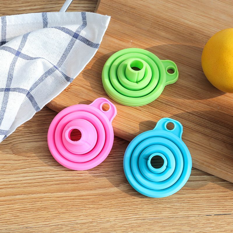 Kitchen Silicone Collapsible Funnel Set of 3 view 4