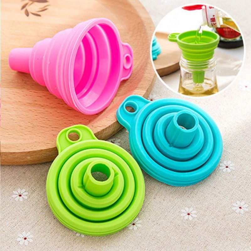 Kitchen Silicone Collapsible Funnel Set of 3 view 5
