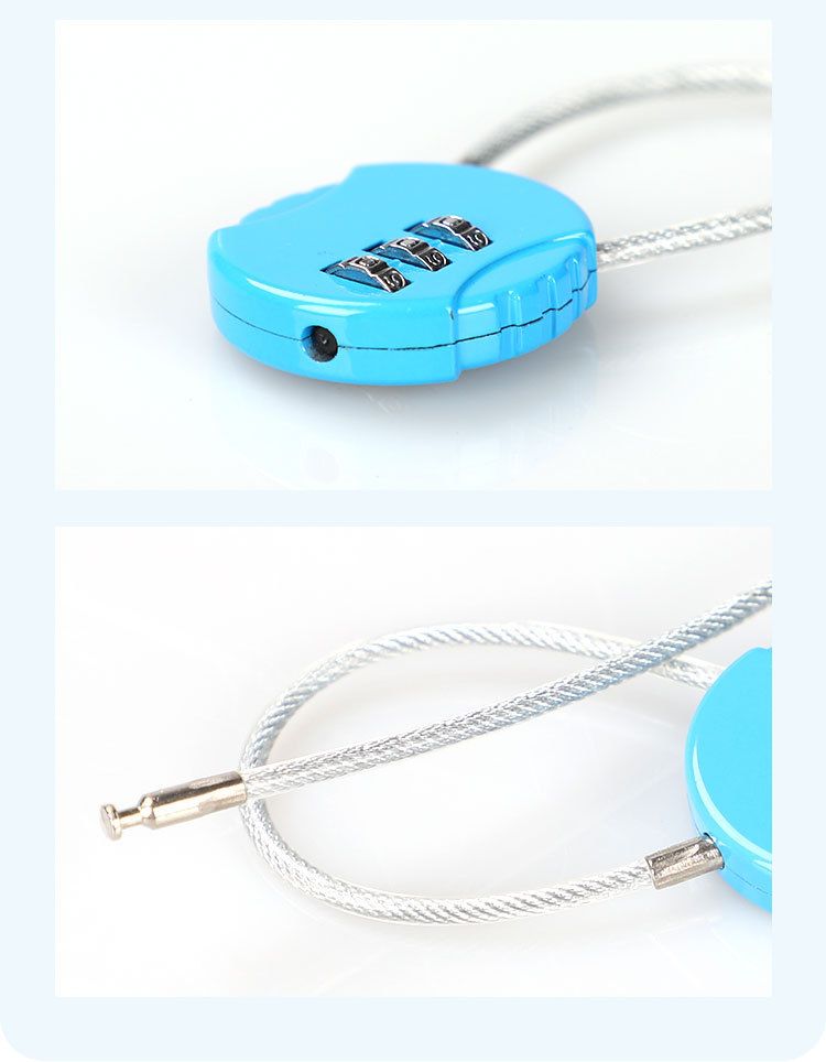 2 Pcs Combination Lock, 3 Digit Combination Padlock Code Lock Outdoor view 3