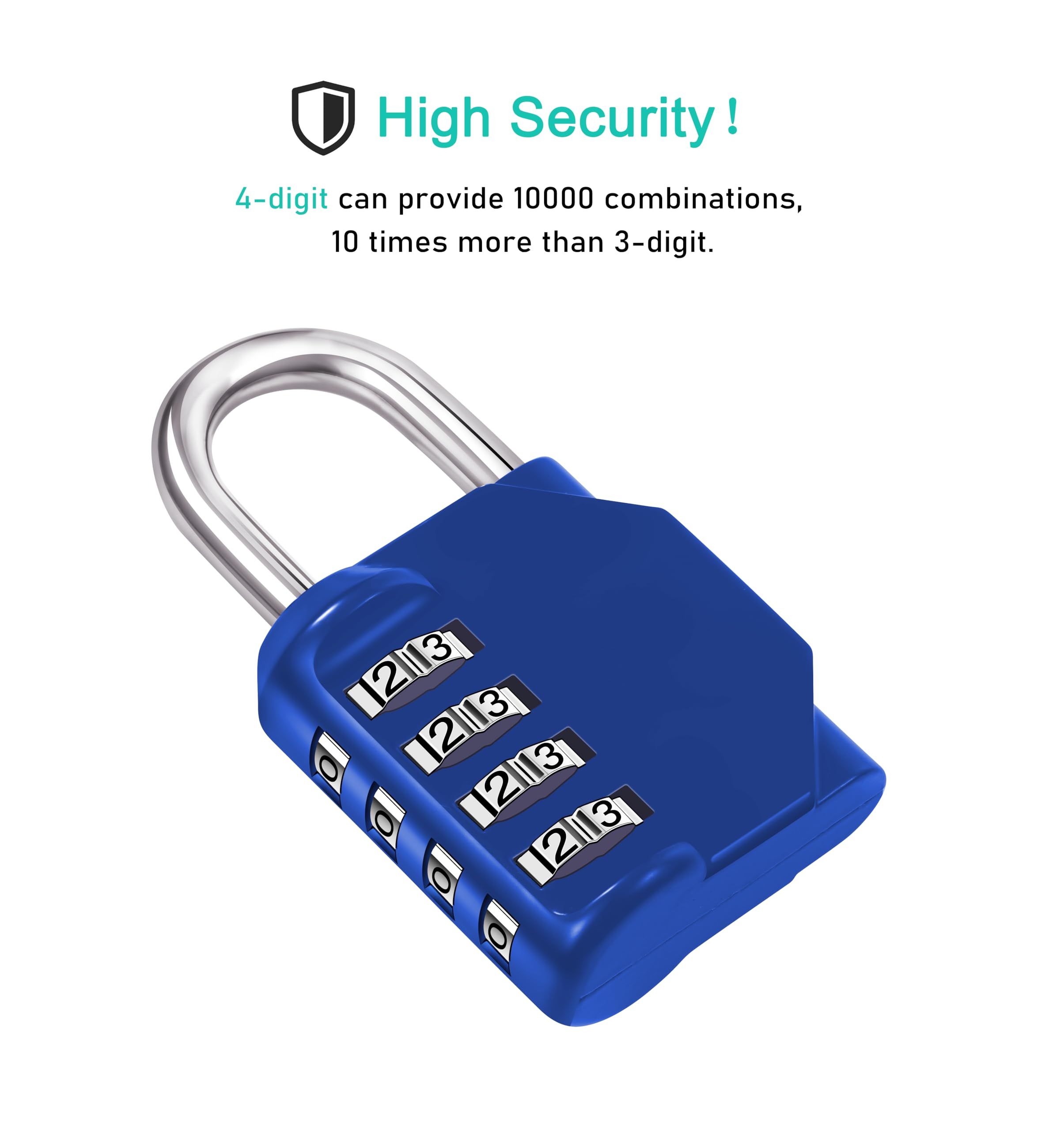 4 Digit Combination Locks view 4