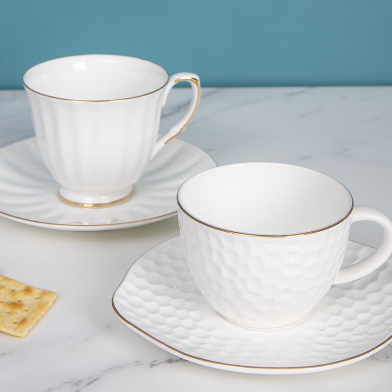 Ceramic Coffee Mugs with Texture Patterns for Man view 2