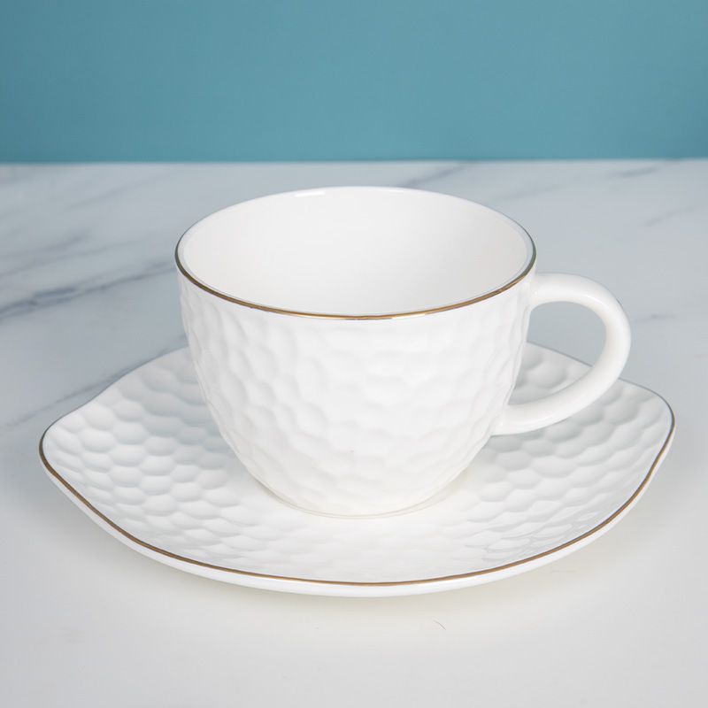 Ceramic Coffee Mugs with Texture Patterns for Man view 4
