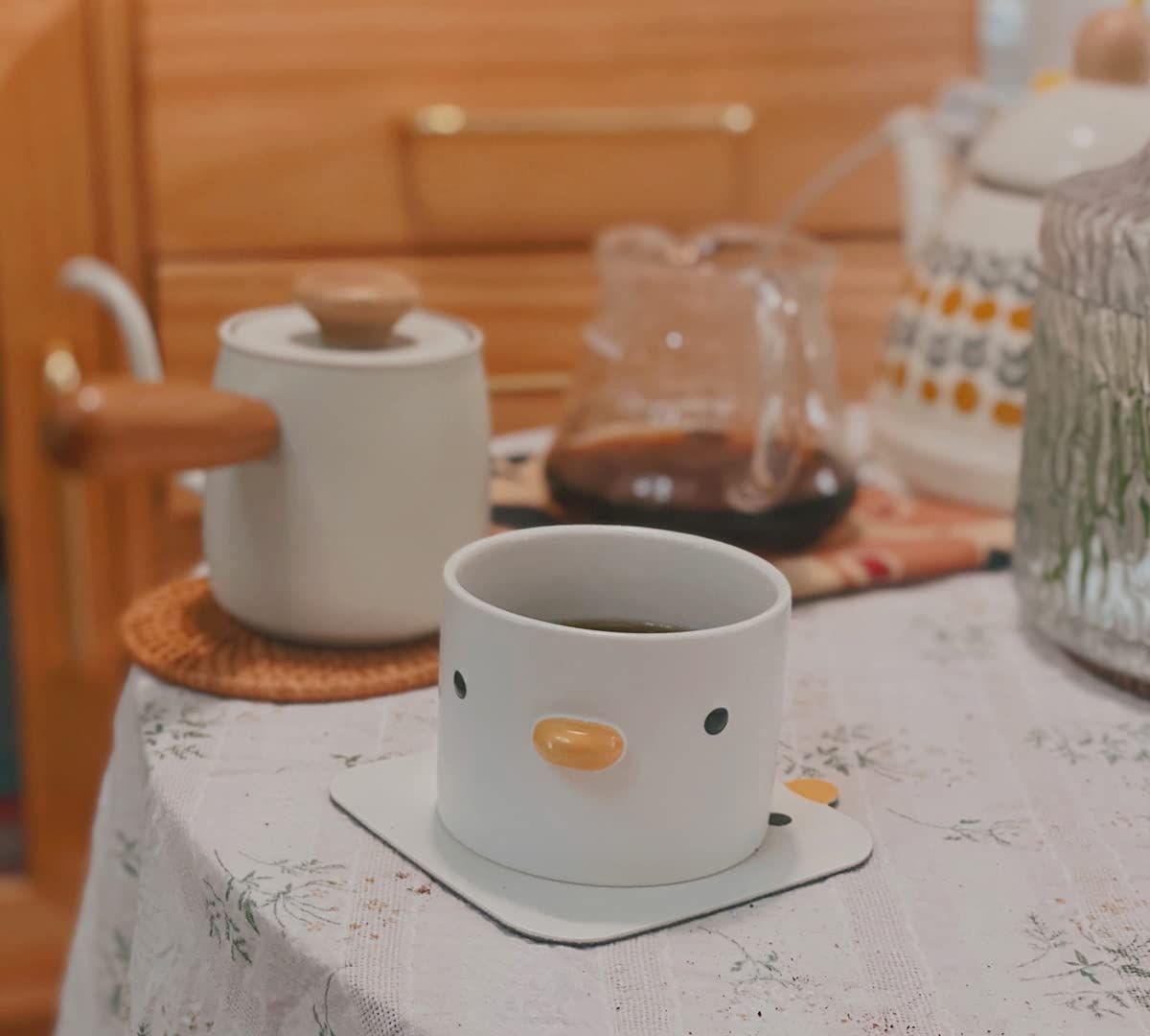 Funny Duck Coffee Cup, Handmade Glaze Cute Mug, Safety Ceramic Milk Latte view 2