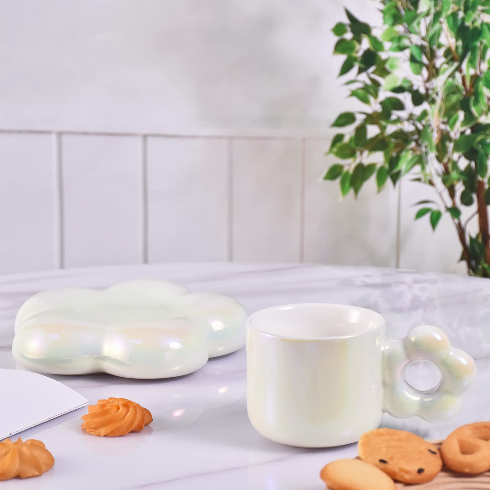 Ceramic Coffee Mug with Set view 3