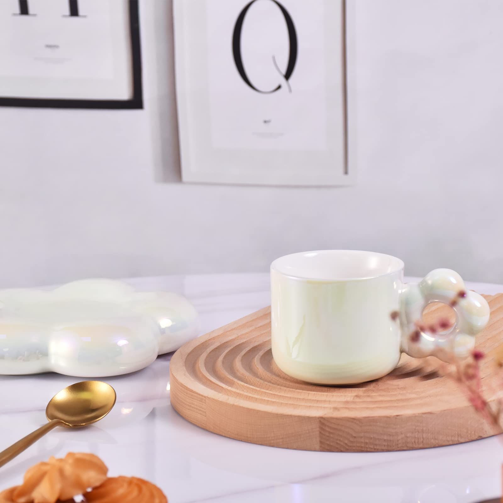 Ceramic Coffee Mug with Set view 4