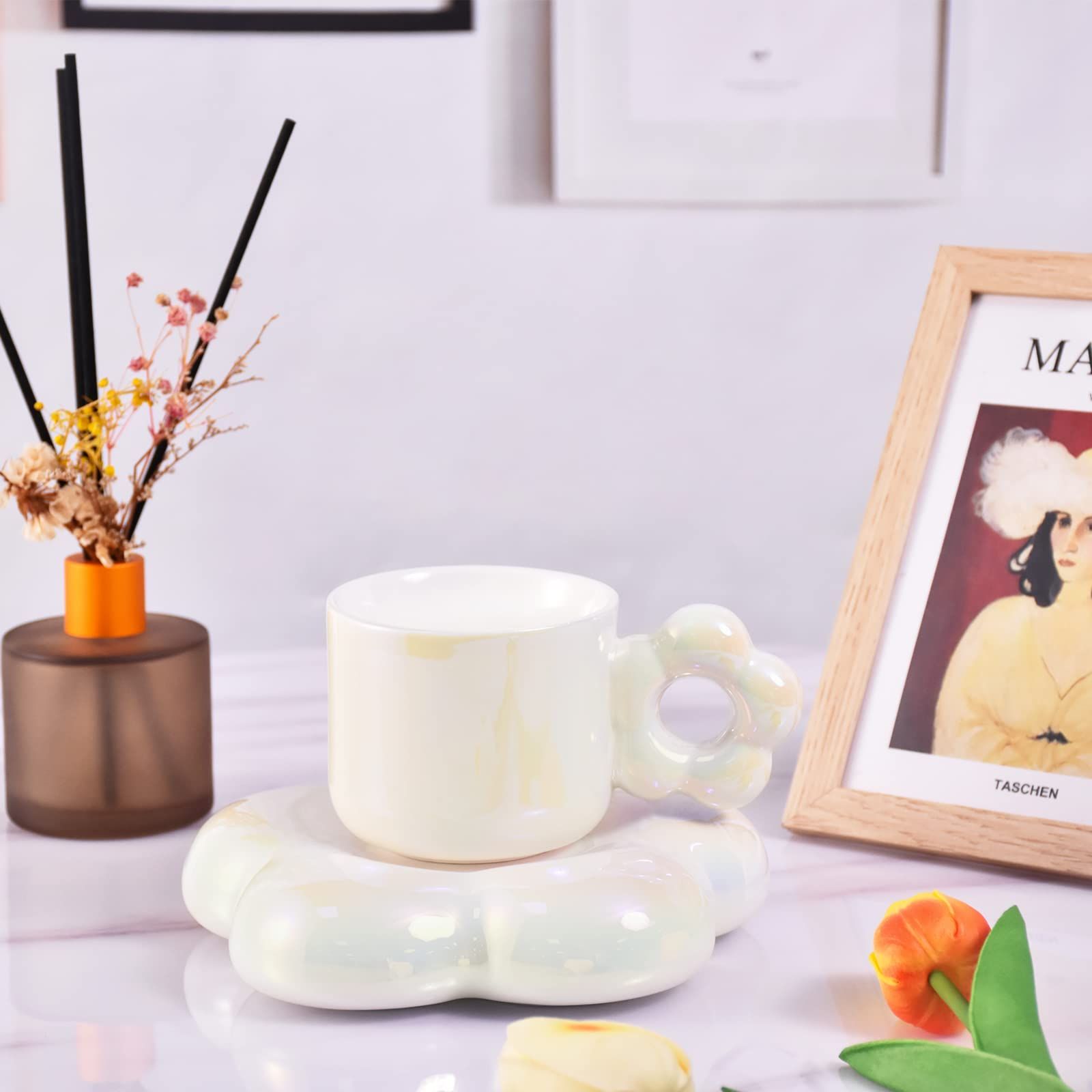 Ceramic Coffee Mug with Set view 5