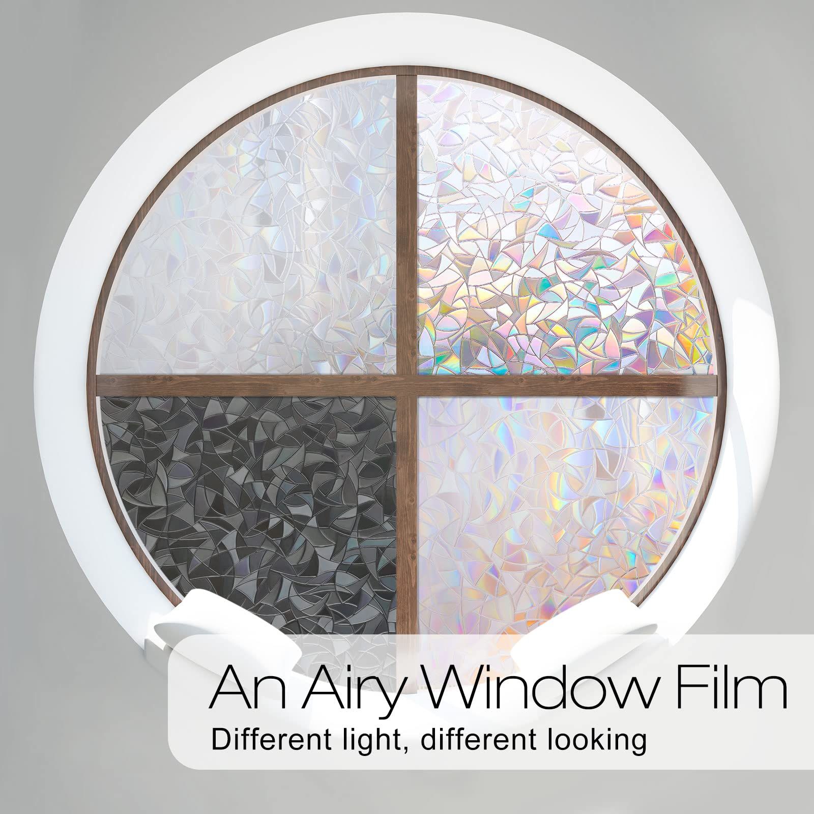 Volcanics Window Privacy Film Static Clings Vinyl 3D Decals view 4