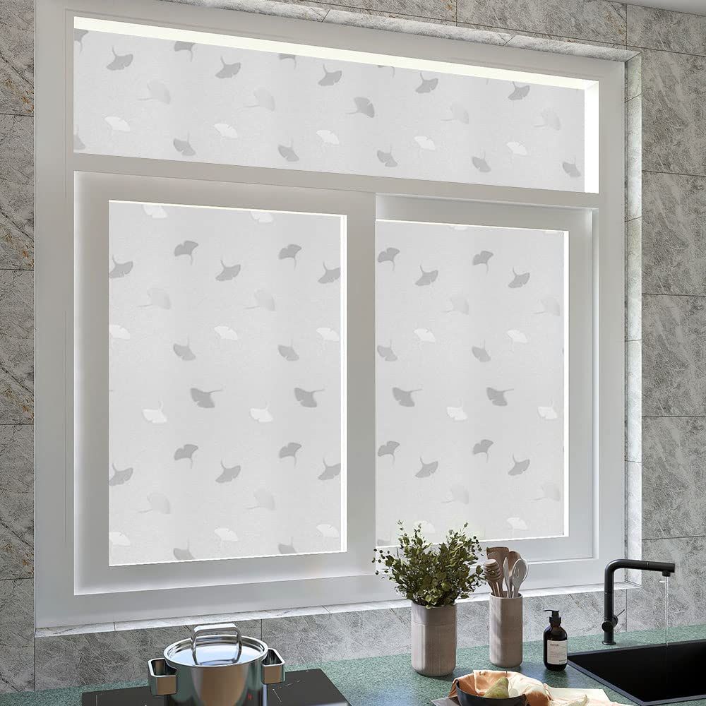 Window Film, Privacy Frosted Window Sticker, Vinyl Decorative Window Decals view 3