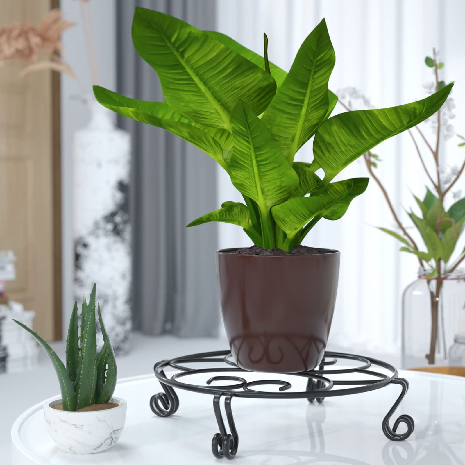 Original Patented Plant Stand for Flower Pot Heavy Duty Potted Holder Indoor view 3