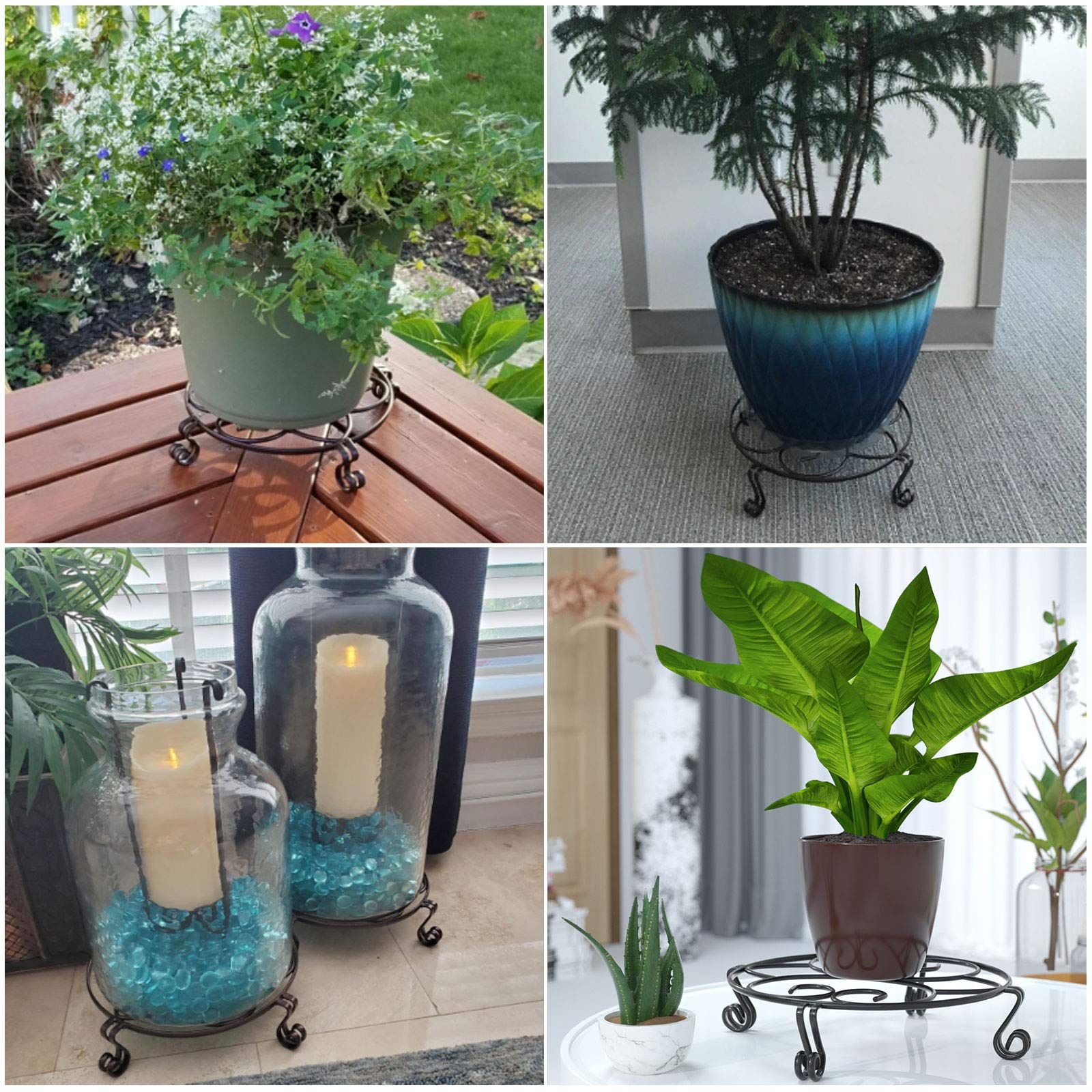 Original Patented Plant Stand for Flower Pot Heavy Duty Potted Holder Indoor view 4