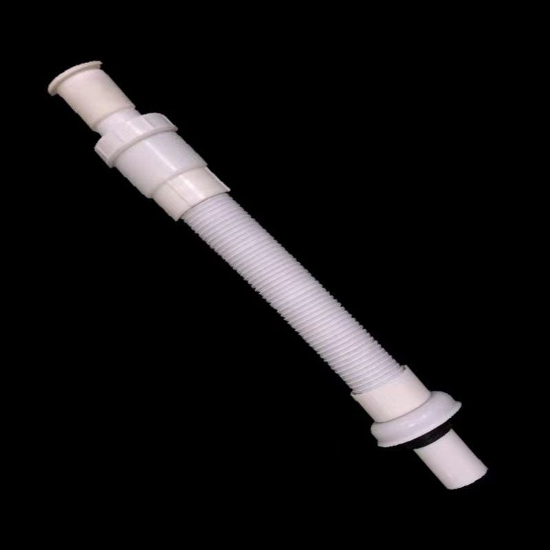 Flexible Drain Pipe, Angle Simple Flexible Extension Hose Tail Pipe, Bathroom view 5
