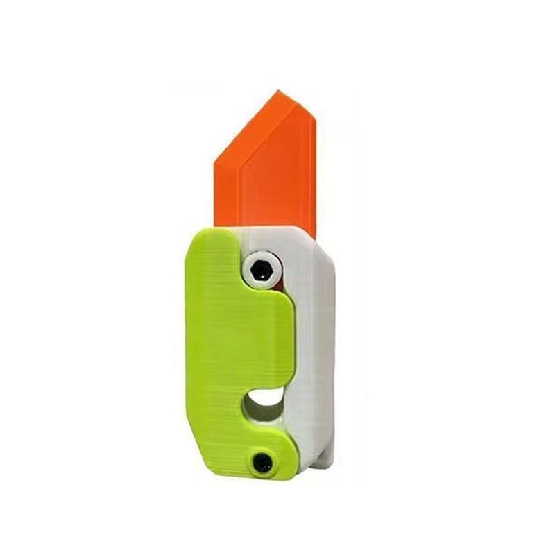 3D Printed Gravity Knife view 2