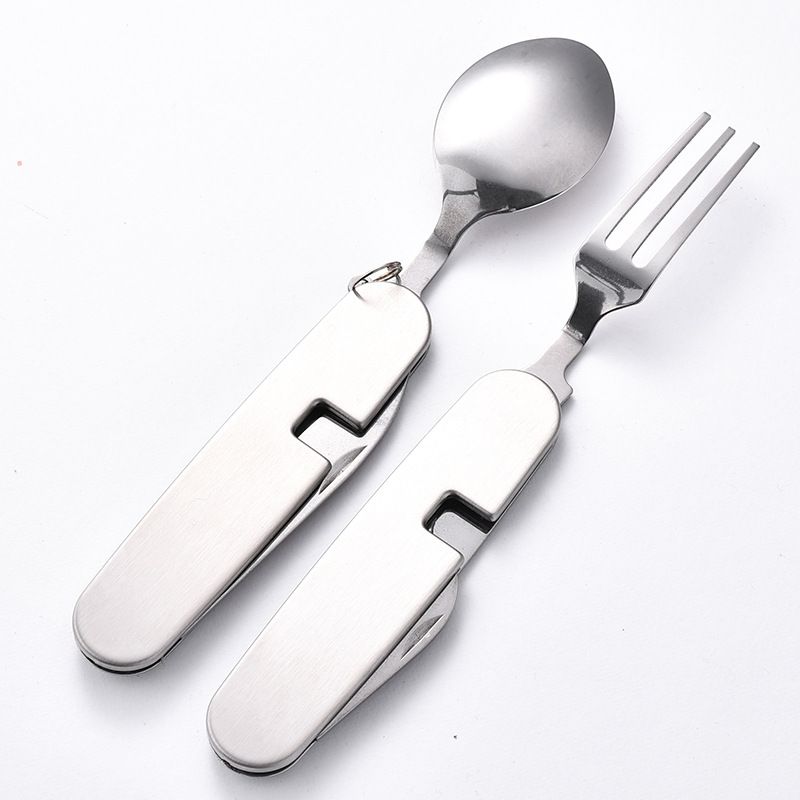 2-Piece Children Knife Spoon Fork Set Steel Child Flatware Set Kids Utensils view 2