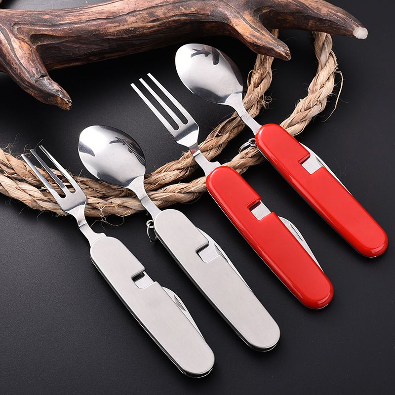 2-Piece Children Knife Spoon Fork Set Steel Child Flatware Set Kids Utensils view 3