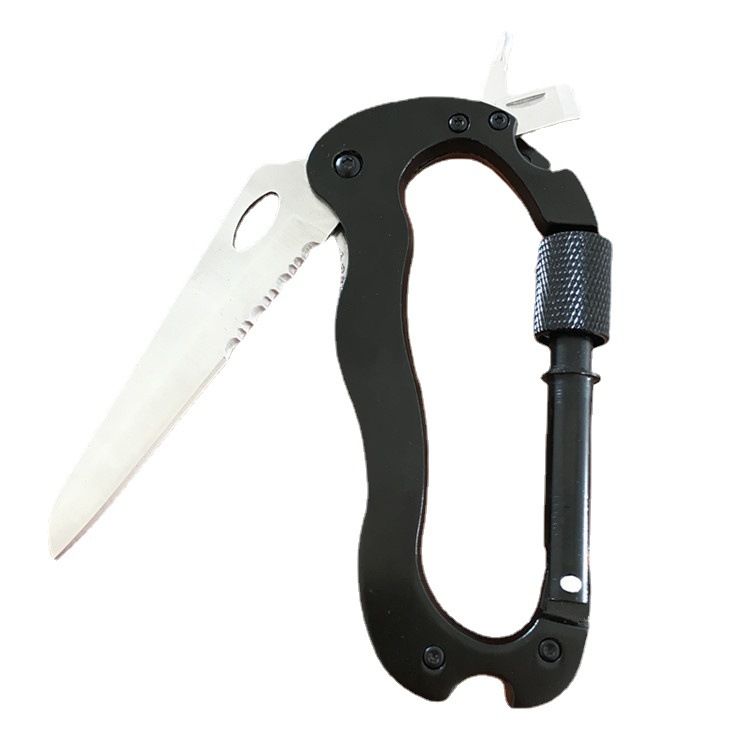 Carabiner with Pocket Knife view 2