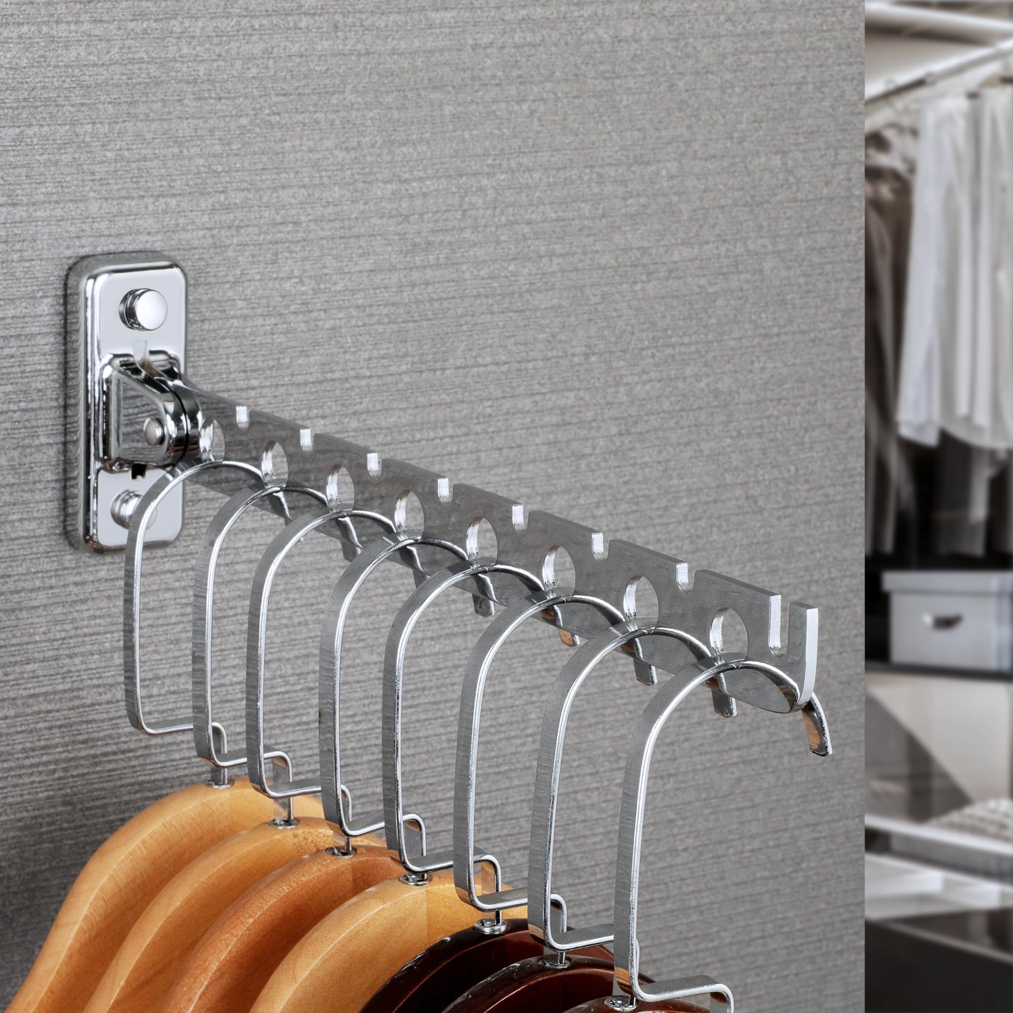 Folding Clothes Hanger Rack view 4