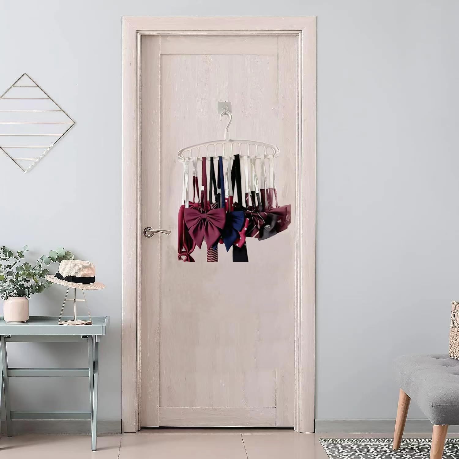 Heavy Duty White Plastic Clothes Hanger for Shirt Sweater view 5