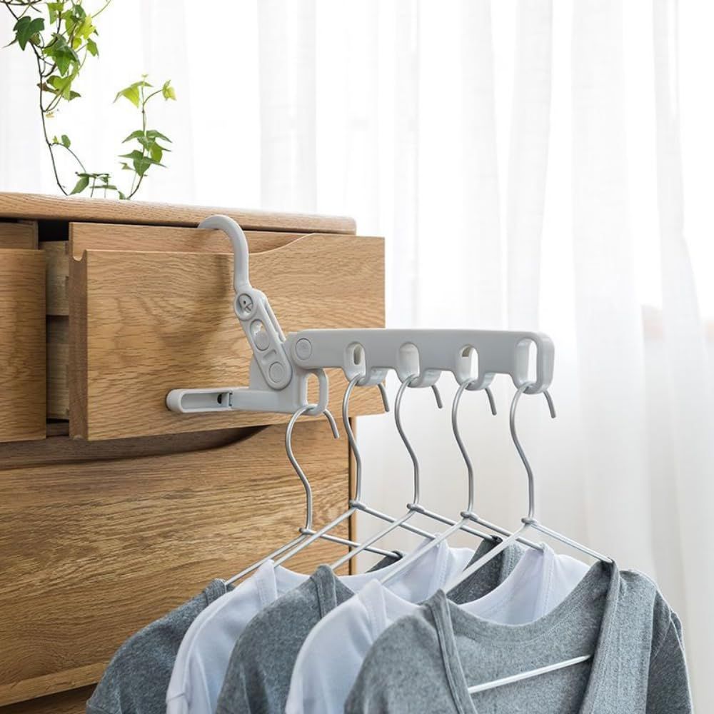 Foldable Hanger Portable Travel Hotel Clothes Hanger Foldable Business Trip
