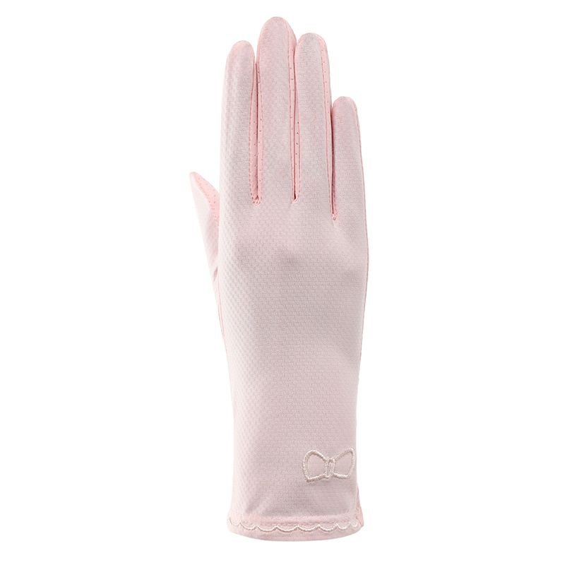 Ice Silk Sunscreen Gloves for Female