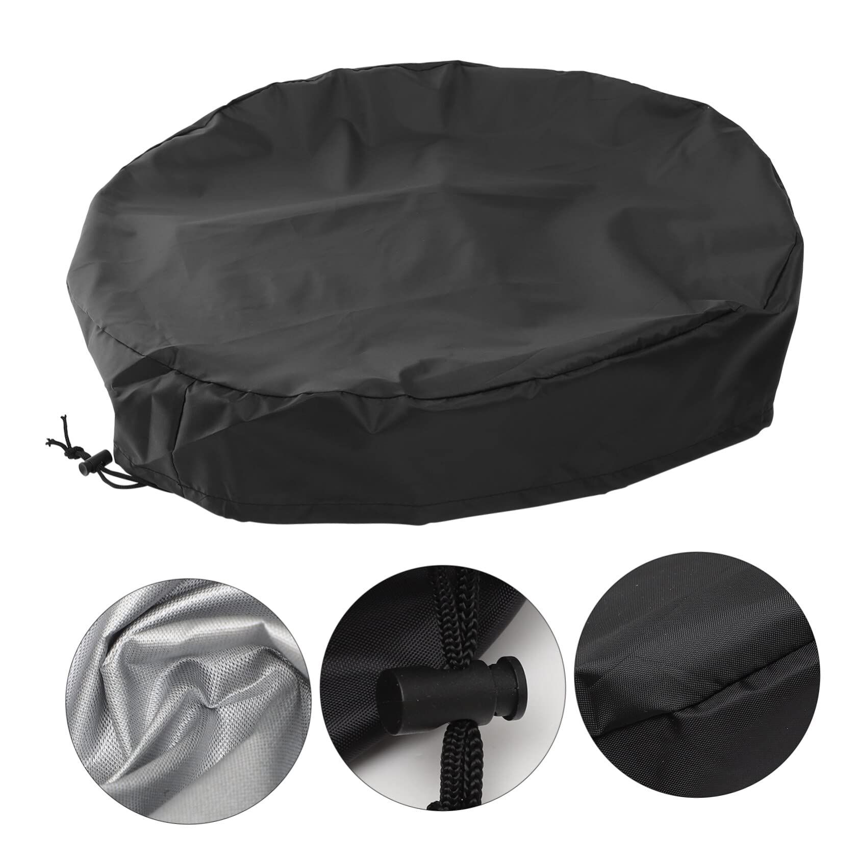Rain Barrel Sealed Bucket Top Cover Lid Cover Bucket Truck Cover Tank view 4