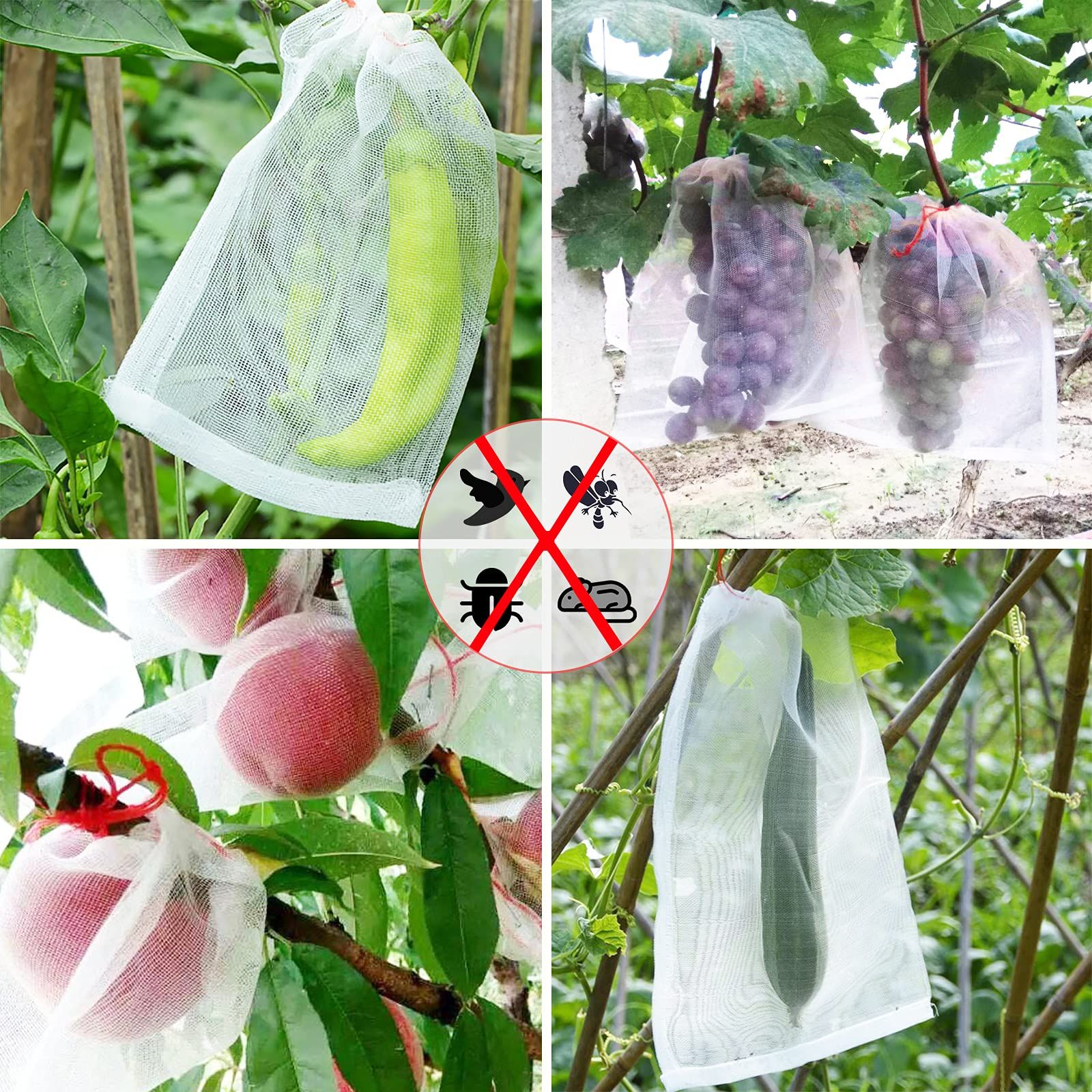 20 Pcs Fruit Protection Bags view 4