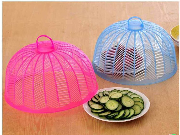 2 Pcs Metal Food Tent Mesh Food Covers Outdoor Food Covers Round Food Nets for view 3