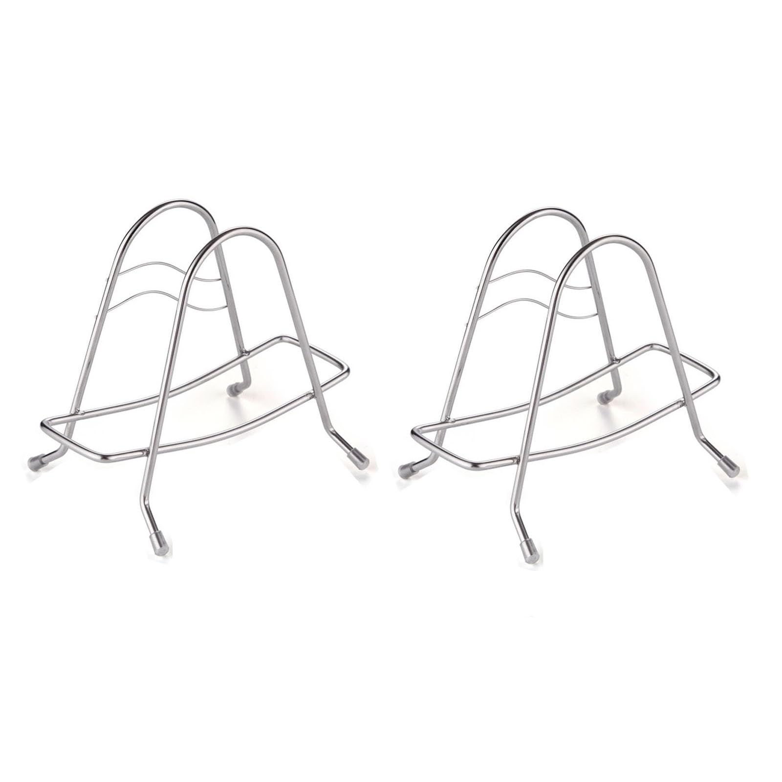 2 Pack Cutting Board Rack Stand Pot Pan Lid Holder Cover Organizer Storage — image 1