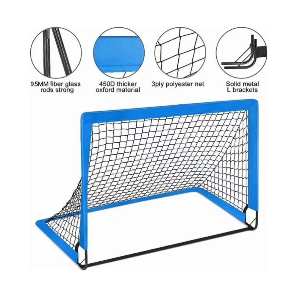 Kids Soccer Goal for Backyard Set - Toddler Soccer Nets Training Equipment view 2