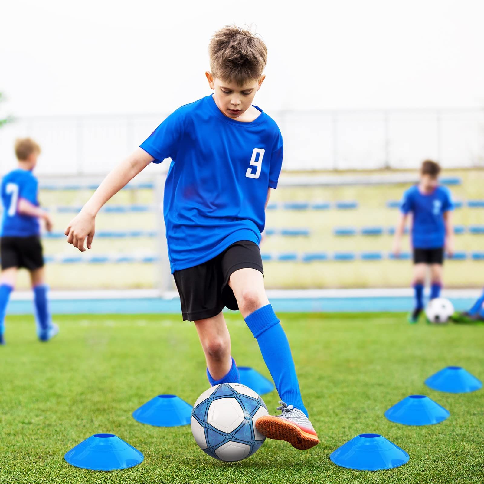 Kids Soccer Goal for Backyard Set - Toddler Soccer Nets Training Equipment view 4
