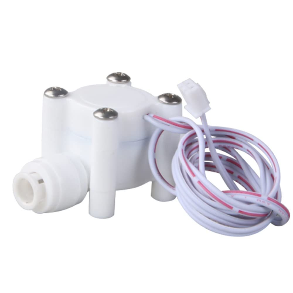 1/4" Water Flow Hall Effect Sensor Switch 0.3-6L/min Flowmeter Counter