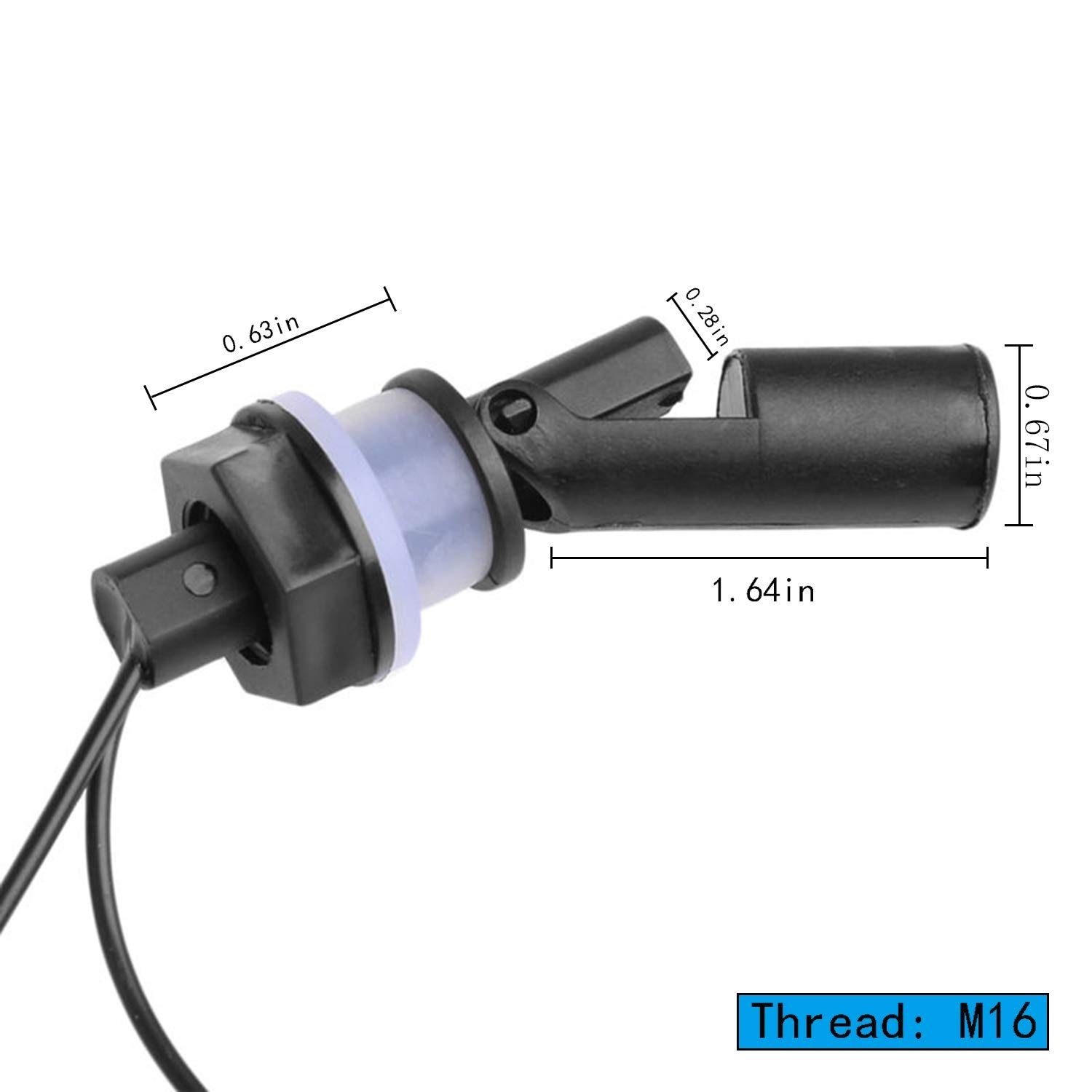 2pcs Water Level Sensor Flow Inductance Water Pump Controller Side Mount view 3