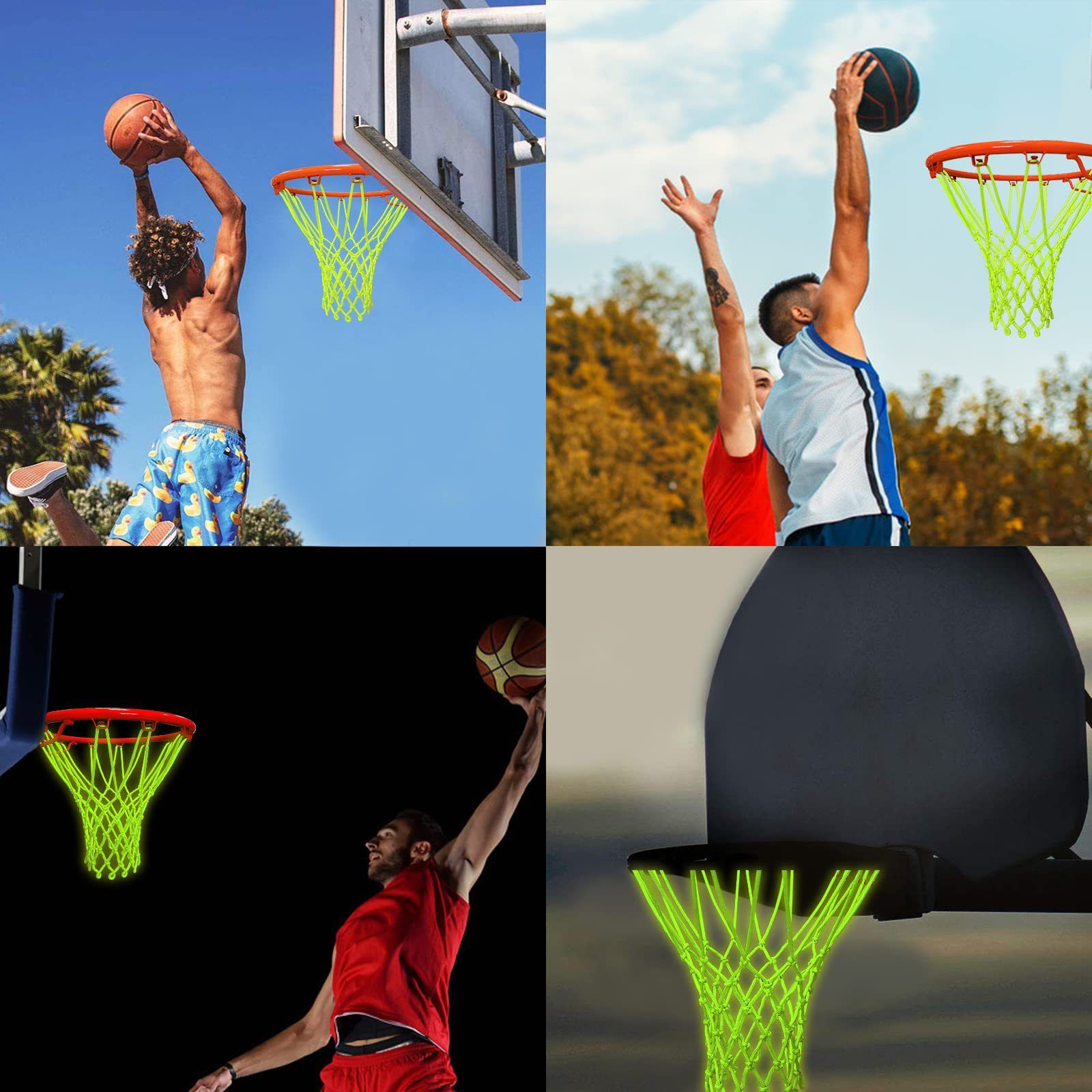 Basketball Net, Nightlight Basketball Net Luminous Outdoor Portable Sun view 5