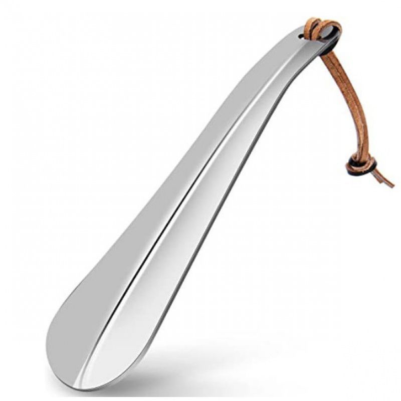 Travel Shoes Horn, Premium Stainless Steel Metal Shoe Horn, Shoe Helper for