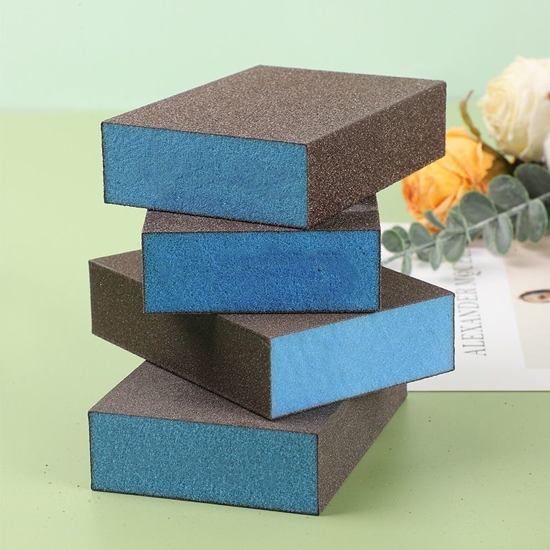 Wet Dry Sanding Sponge Foam Sandpaper Block Washable & Reusable Sandpaper view 3