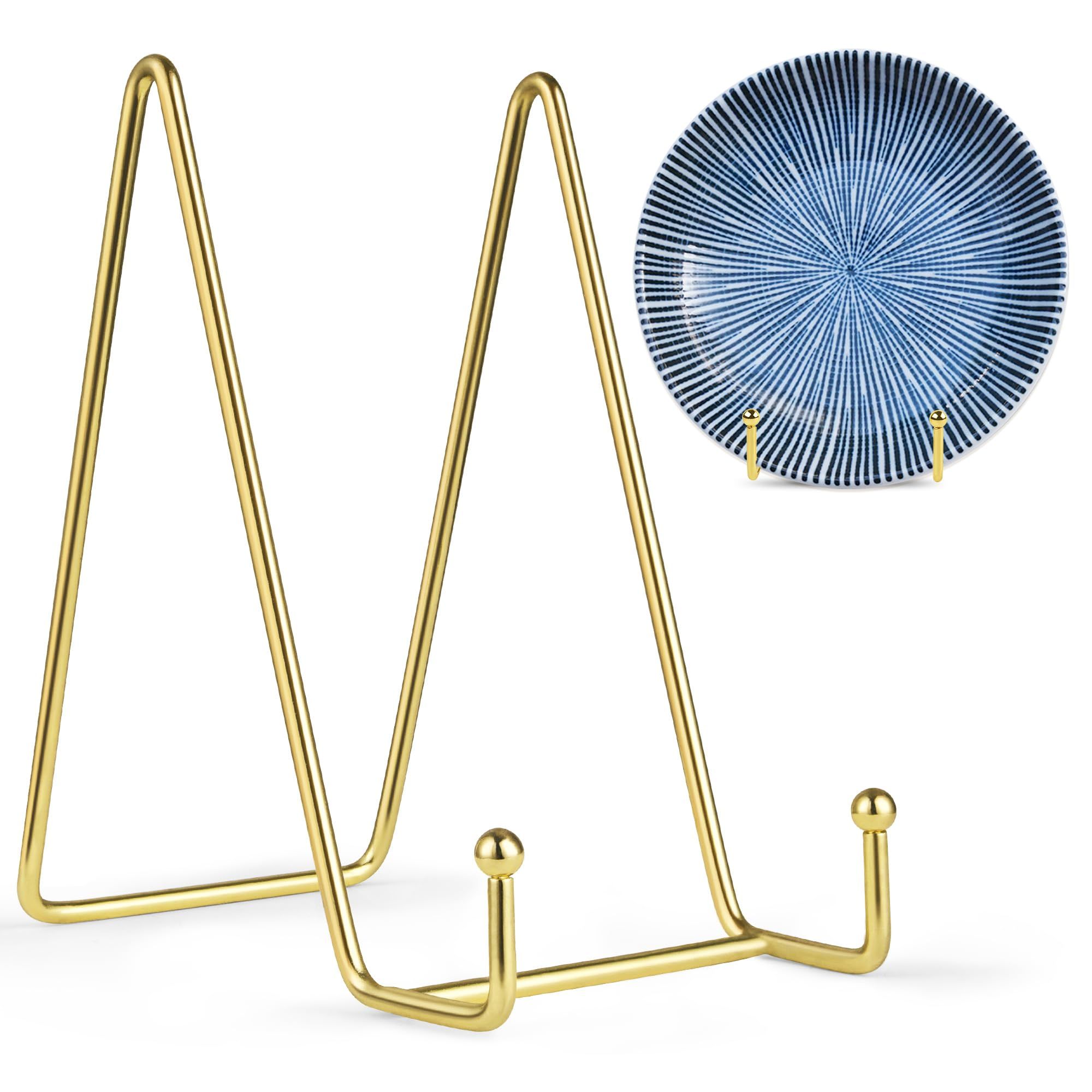 Gold Plate Stands for Display