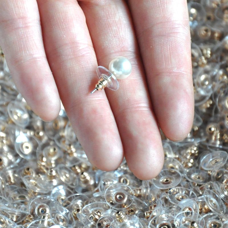 Fishhook Earring Backs for Droopy Ears Earring Backs Replacements Bullet view 4