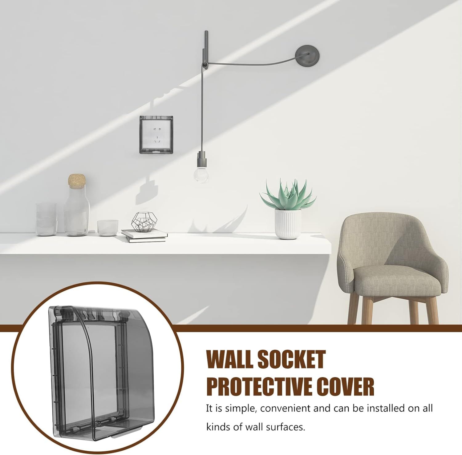 Cabilock Proof Outlet Cover Outlet Cover light guard weatherproof outlet cover view 4