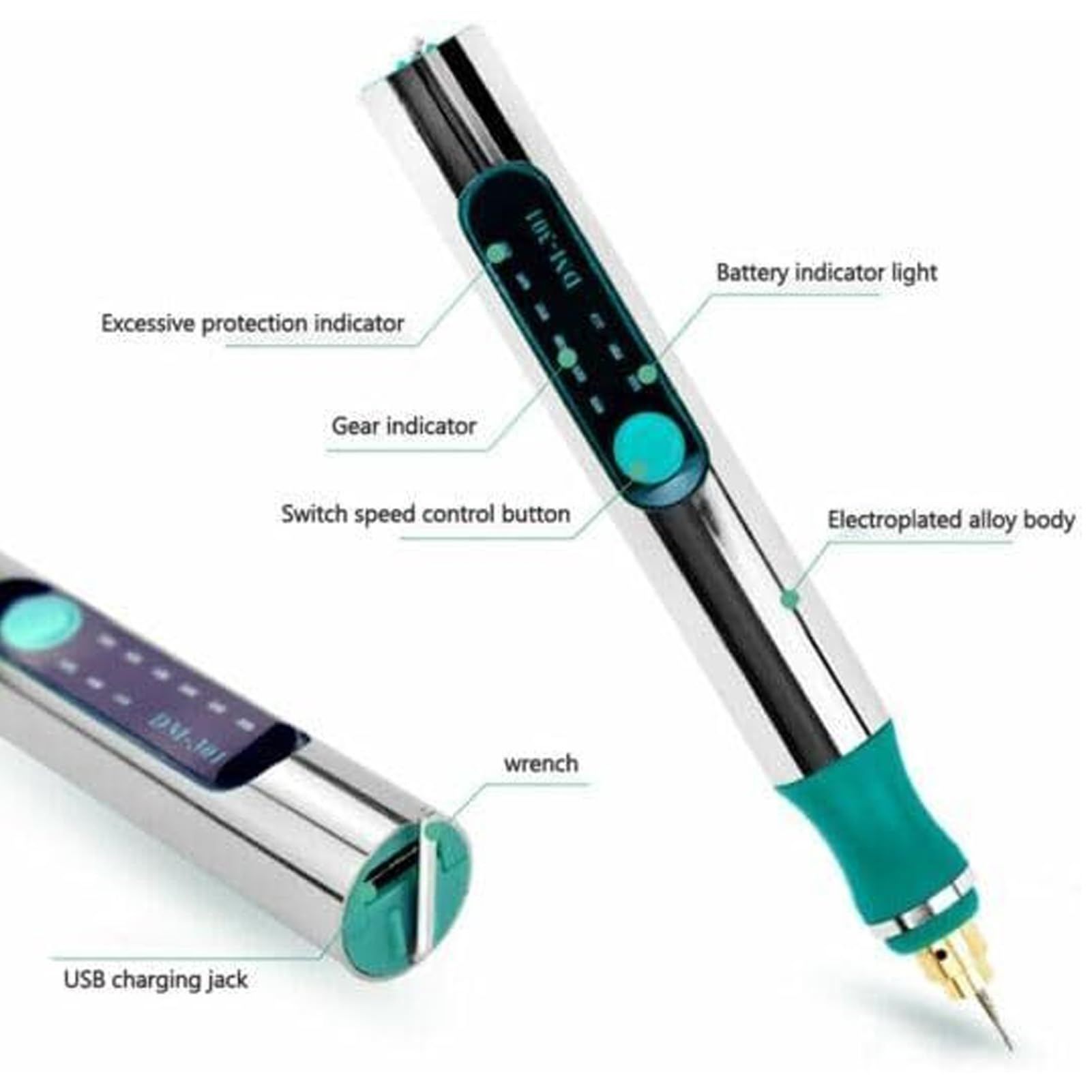 A DIY Engraving Pen, DIY Pen Engraving Tool for Metal, Portable Pen Engraving view 4