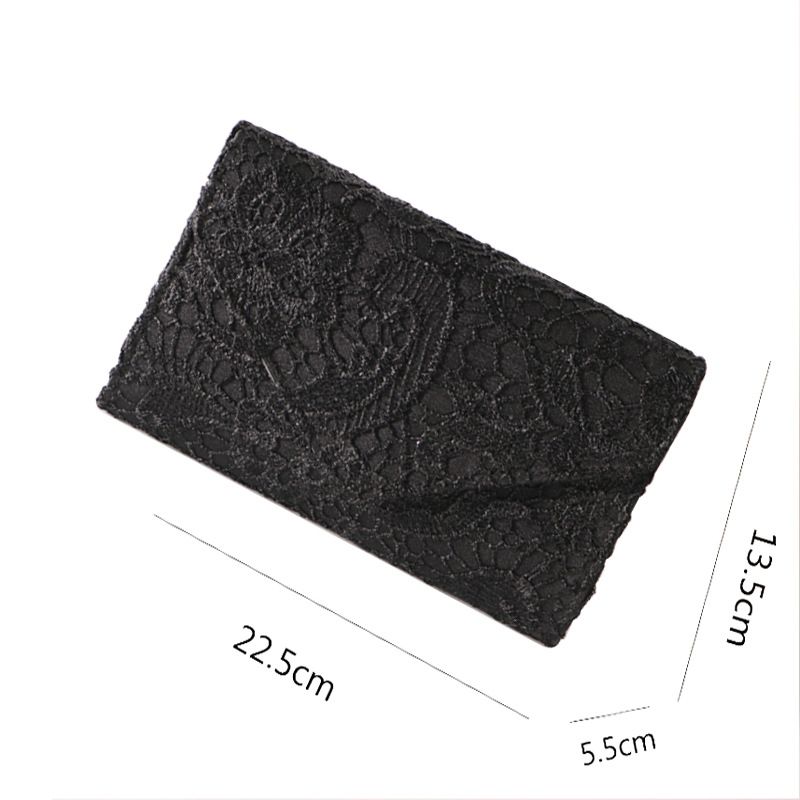 Women's lace Evening Clutch Wallet Handbag Wedding Purse can Store Cards view 2