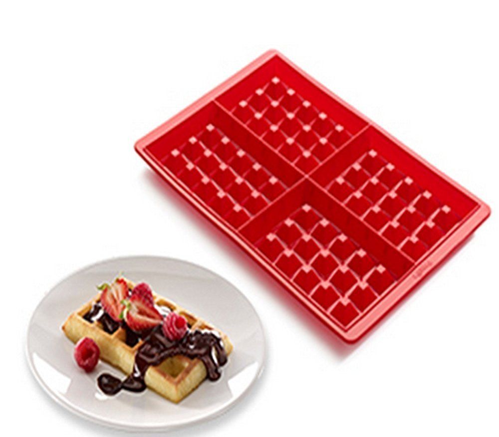 Waffle Mold Silicone Waffle Mold 4 Cavities Waffle Mold Silicone Waffle Maker view 3