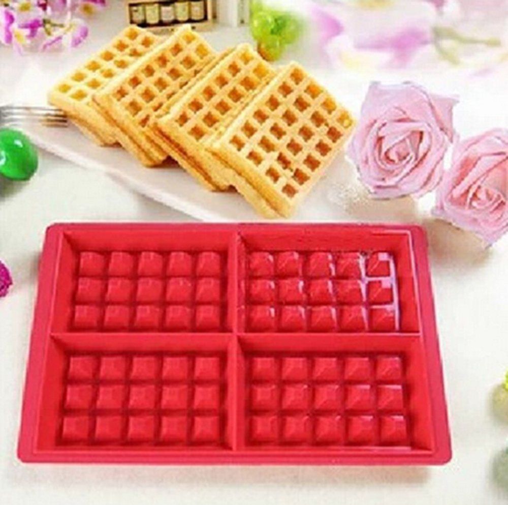 Waffle Mold Silicone Waffle Mold 4 Cavities Waffle Mold Silicone Waffle Maker view 4