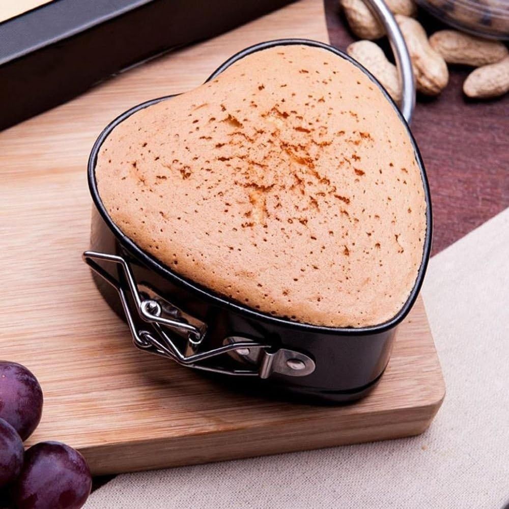 Round Lock Cake Mold Movable Bottom Baking Pan Cake Mold Set Non-stick Cake view 5