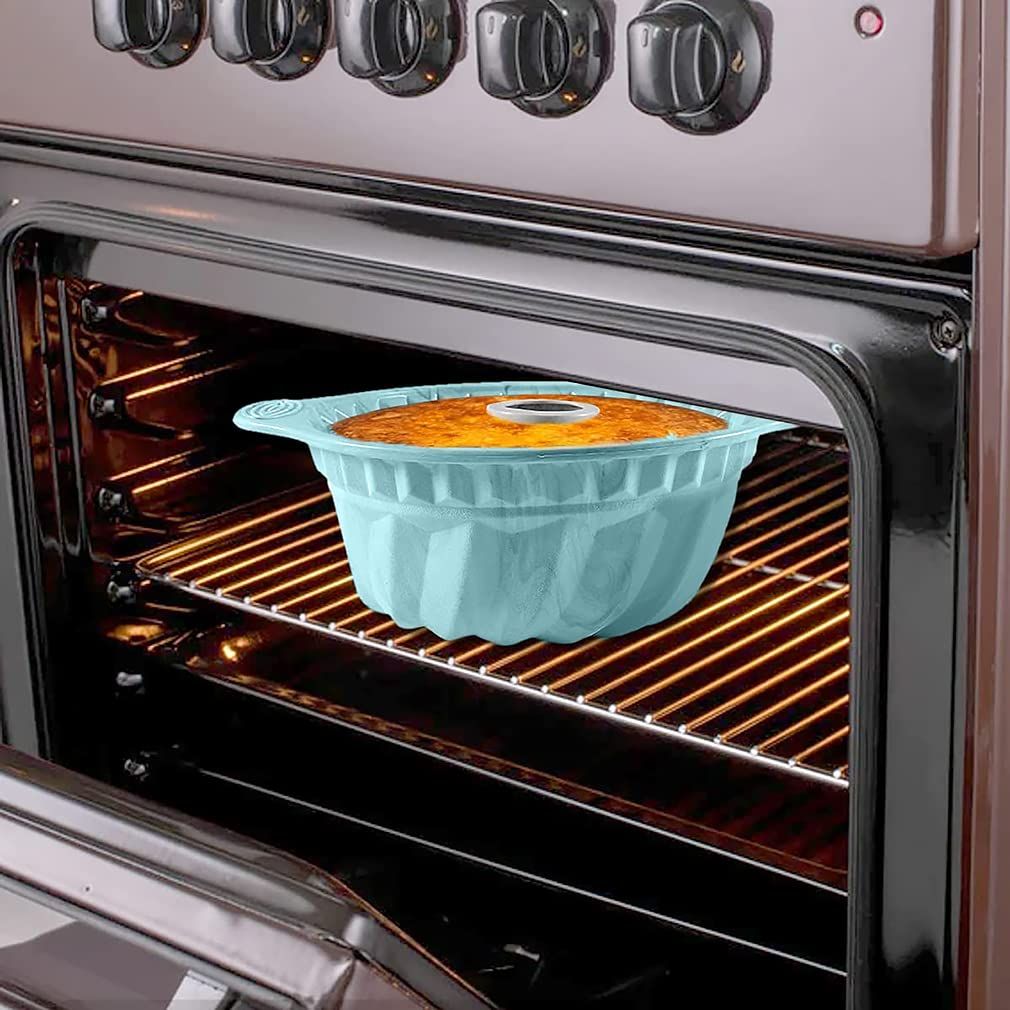 Silicone Fluted Pans, Non-stick with Sturdy Handle, Baking Molds, Perfect view 4
